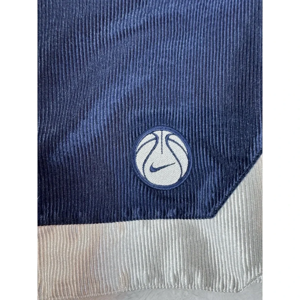 Nike Shorts Men's XXLarge Blue‎ Swoosh Basketball Silky Satin Dazzle Y2K Baggy